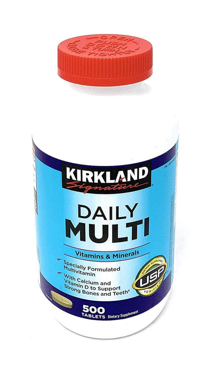 Kirkland Signature Daily Multi, 500 Tablets (Expiry -1/31/2025)