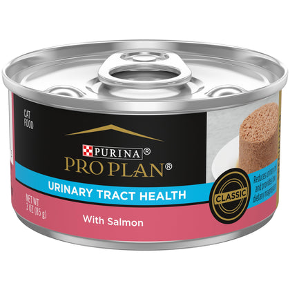 Purina Pro Plan Urinary Tract Cat Food Wet Pate, Urinary Tract Health Entree - (24) 3 oz. Pull-Top Cans