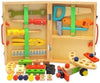 Tool Kit for Kids | Wooden Tools Toy set for Toddler Include Tool Box, Montessori Stem Learning Educational Construction Toys for 3+ Years old kids | Best Birthday Gift for kids.