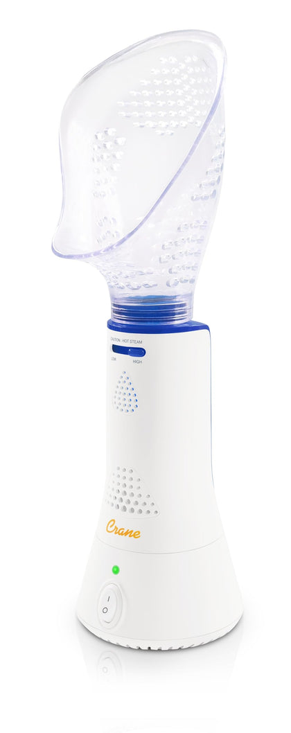 Crane Corded Personal Steam Inhaler, for Sinus, Congestion, Cough, & Cold Relief, Vapor Pad Compatible (120v)