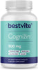BESTVITE Cognizin Citicoline 500mg (60 Vegetarian Capsules) - Clinically Studied Form of Citicoline - No Stearates - Vegan - Non GMO - Gluten Free