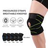 Knee Brace for Women & Men | Adjustable Knee Support Strap and Compression Sleeve for Pain Relief, Meniscus Tear, Hinged Knee Brace with Side Stabilizers | Ideal for Weightlifting and Running. (Blue)
