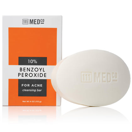 10% Benzoyl Peroxide Acne 4oz. Medicated Soap Bar