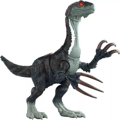 Mattel Jurassic World Dominion Sound Slashin Therizinosaurus Dinosaur Action Figure Toy with Attack Feature and Sounds
