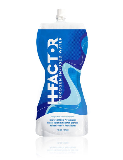 H Factor Hydrogen Water - Pure Hydrogen Infused Drinking Water for Natural Pre Or Post Workout Recovery, Molecular Hydrogen Supports Athletic Performance, Delivers Antioxidants, 11 Ounce, pack of 12 (Expiry -11/08/2024)