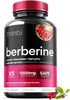 Berberine Supplement 1000mg Potent Botanical Capsules for Weight Management Support with Bitter Melon Fruit and Banaba Leaf Extract - Berberine HCl from Indian Barberry Extract - 30 Servings -Thinbi