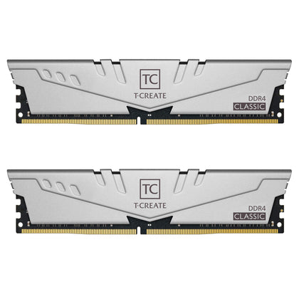 TEAMGROUP T-Create Classic 10L DDR4 16GB Kit (2 x 8GB) 2666MHz (PC4 21300) CL19 Desktop Memory Module Ram - TTCCD416G2666HC19DC01