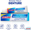 Secure Waterproof Denture Adhesive - Zinc Free - Extra Strong 12 Hour Hold - 1.4 oz (Pack of 2)