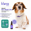 Klova Pets - Hemp Oil for Dogs and Cats - Hemp Oil Drops with Omega Fatty Acids - Hip and Joint Support and Skin Health