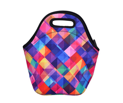 Lunch Box Tote Neoprene Lightweight Fresh-keeping Insulation Heat and cold Waterproof Lunch Bag for Picnic Reusable (Large)