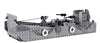 General Jim's Military Brick Building Set - WW2 Landing Craft Building Blocks Model Set Comes with Jeep for Military Enthusiast, Teens and Adults