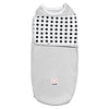 Nanit Breathing Wear Swaddle - Works Pro Baby Monitor to Track Breathing Motion Sensor-Free, Real-Time Alerts, 100% Cotton, Size Large, 3-6 Months, Pebble Grey