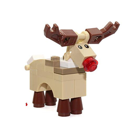 LEGO Holiday MiniFigure Animal - Reindeer (Rudolph with Red Nose) 10245