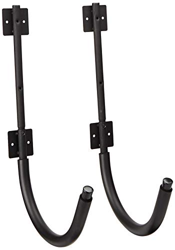 RAD Sportz Kayak Wall Hangers 100 LB Capacity Kayak or Stand Up Paddle Board Storage for Garage, Shed or Boat House Heavy Duty, Black