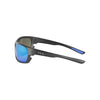 HUK, Polarized Lens Eyewear with Performance Frames, Fishing, Sports & Outdoors Sunglasses Panto, (Challenge) Blue Mirror/Matte Black, Medium