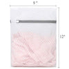 3Pcs Durable Honeycomb Mesh Laundry Bags for Delicates 9 x 12 Inches (3 Small)