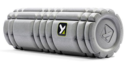 TriggerPoint CORE Foam Massage Roller with Softer Compression for Exercise, Deep Tissue and Muscle Recovery - Relieves Muscle Pain & Tightness, Improves Mobility & Circulation (12''), Gray