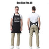 Miracu Funny Apron for Men, Cooking Aprons for Women - Thanksgiving, Christmas, Birthday Chef Gifts for Men Dad Boyfriend Mom Baker - BBQ Baking Grilling Apron, Mens Kitchen Apron, Chef Grill Apron