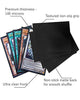 TitanShield (150 Sleeve/Black Small Japanese Sized Trading Card Sleeves Deck Protector Compatible with Yu-Gi-Oh, Cardfight!! Vanguard & Photocards