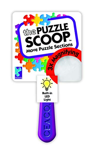 Ceaco - The Puzzle Scoop - A Lifting, Moving, Illuminating, and Magnifying Puzzle Accessory for All Puzzlers