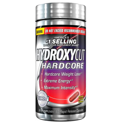Weight Loss Pills For Women & Men | Hydroxycut Hardcore | Energy Pills To Lose Weight | Metabolism Booster | 60 Pills