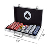 Poker Chip Set for Texas Holdem, Blackjack, Gambling with Carrying Case, Cards, Buttons and Dice Style Casino Chips (11.5 gram) by Trademark Poker