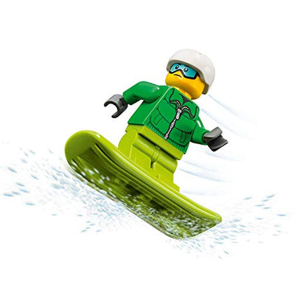 LEGO City Minifigure - Snowboarder (with Goggles and Snowboard) 60179