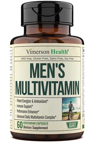 Multivitamin for Men - Daily Mens Multivitamins & Multiminerals Supplement for Energy, Focus and Performance. Mens Vitamins A, C, D, E & B12, Zinc, Calcium, Magnesium & More. 30 Days of Multi Vitamin (Expiry -8/31/2025)