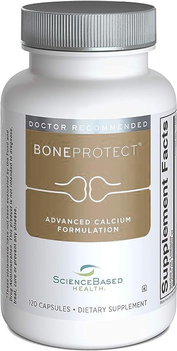 BoneProtect - Advanced Calcium Supplement for Bone Health - 800 Mg. Calcium, Vitamin D, Vitamin K, Soy Isoflavones, Hesperidin, Green Tea Extract - 120 Capsules