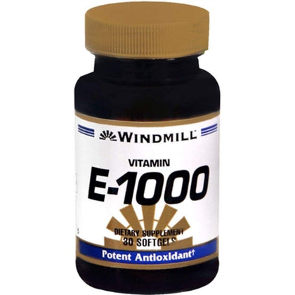 Vitamin E SFGL 1000 IU SYN WMILL Size: 30