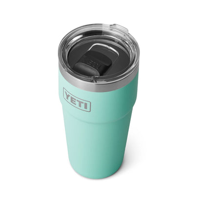 YETI Rambler 16 oz Stackable Pint, Vacuum Insulated, Stainless Steel with MagSlider Lid, Seafoam