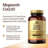 Solgar Megasorb CoQ-10 600 mg, 30 Softgels - Promotes Heart & Nervous System Health - Coenzyme Q10 Supplement - Enhanced Absorption - Gluten Free, Dairy Free - 30 Servings