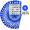 Regal Bingo - Deluxe Bingo Set - Includes 6 Inch Bingo Cage, Master Board, 18 Mixed Cards, 75 Calling Balls, Colorful Chips - Ideal for Large Groups, Parties
