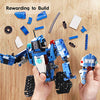 VERTOY Robot Building Kit for Kids 6-12, STEM Remote Control Policeman and Police Car Toys for Boys, Best Birthday Gift for 6 7 8 9 10 11 12-14 Years Old, 556PCS