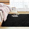 Andecor Soft Fluffy Bedroom Rugs, 3 x 5 Feet Indoor Shaggy Plush Area Rug for Boys Girls Kids Baby College Dorm Living Room Home Decor Floor Carpet, Black