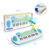 Love&Mini Piano Toy Keyboard for Kids - Baby Girls Toys with 31 Keys and Microphone Musical Instrument Birthday Gift for 1 2 3 4 5 Years Old Girls and Boys (Blue)