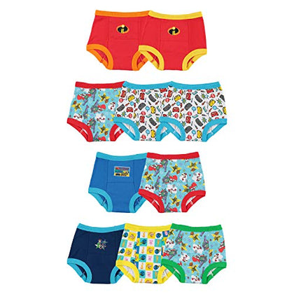 Pixar Potty Training Pants with Cars, Toy Story, Nemo & More with Chart & Stickers in Sizes 2T, 3T and 4T, 10-Pack by Disney