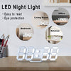 Modern 3D LED Digital Desk Alarm Clock for Kitchen Bedroom Office, EDUP Home Fashion Design 9.7