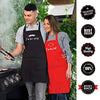 Nomsum Aprons for Couples | Her Spicy & His Hot Apron Set | Premium Quality Kitchen Aprons | Perfect for Weddings, Engagements, Anniversaries and Bridal Showers | 2-Piece, One Size Fits All