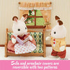 Calico Critters Comfy Living Room Set - Toy Dollhouse Furniture & Accessories Set for Ages 3+