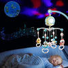 Baby Musical Crib Mobile with Timing Function Projector Lights,Stand-Along Rattles and 150 Melodies Music Box with Remote Control for Newborn 0-24 Months
