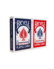 Bicycle Standard Rider Back Playing Cards, 2 Decks of Playing Cards, Red and Blue