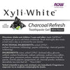 NOW Solutions, Xyliwhite Toothpaste Gel, Charcoal Refresh With Activated Charcoal, Cleanses and Whitens, Fresh Taste, 6.4-Ounce