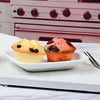 CAKETIME Silicone Muffin Pan - Cupcake Pan, Mini Loaf Pan Silicone Baking Molds Food Grade BPA Free 3-Pack