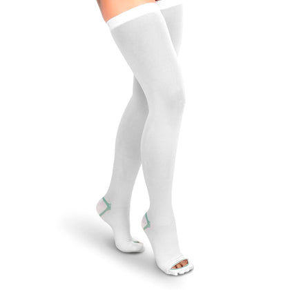 Compression Stockings Thigh High, Unisex Ted Hose Socks, 15-20 mmHg Moderate Level.