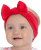 BABYGIZ Baby Girl Headbands-Infant,Toddler Cotton Handmade Hairbands with Bows Child Hair Accessories (Red, 1)