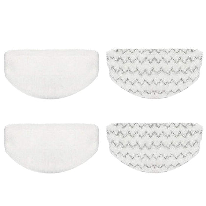 4 Pack Steam Mop Pads Replacement for Bissell Powerfresh Steam Mop 1940 1440 1544 1806 2075 Series, Model 5938 19402 19404 19408 19409 1940A 1940F 1940Q 1940T 1940W, Microfiber Washable, Reusable