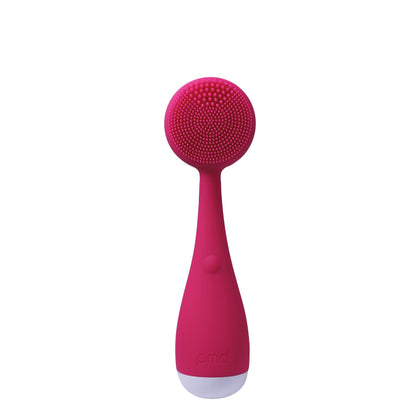 PMD Beauty Clean Mini - Smart Facial Cleansing Device with Silicone Brush & Anti-Aging Massager - Waterproof - SonicGlow Vibration Technology - Clear Pores and Blackheads - Lift,Firm,and Tone Skin