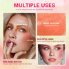 3-in-1 Multi-Use Makeup Blush Stick - Waterproof, Beauty Solid Moisturizer Stick, Natural Nude Shade for Eyes, Lips, and Cheeks (Shy Pink)