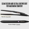 VANESSA PRO Flat Iron Hair Straightener, 100% Pure Titanium Flat Iron with Swift Heat-up for Effortless Achieve Curls & Straighten Look, Dual Voltage Hair Styling Tools 1-Inch 120v